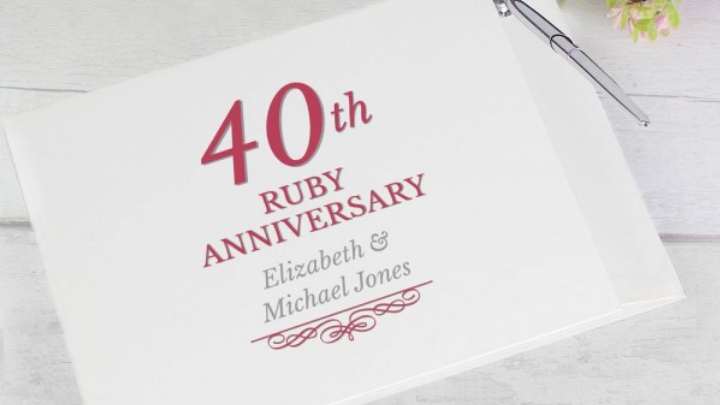 Ruby Wedding Anniversary