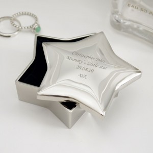 
                            Personalised Star Trinket Box
