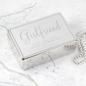 
                            Personalised Rectangular Jewellery Box