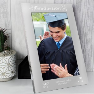 
                            Personalised Graduation 5x7 Silver Photo Frame