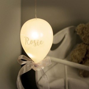 
                            Personalised Message LED Hanging Glass Balloon