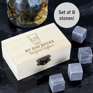 
                            Personalised On The Rocks Cooling Stones