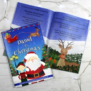 
                            Personalised Boys "It's Christmas" Story Book, Featuring Santa and his Elf Jingles
