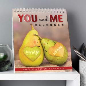 
                            Personalised Couples Desk Calendar
