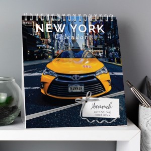 
                            Personalised New York Desk Calendar
