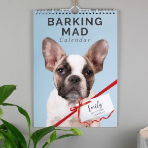 
                            Personalised A4 Barking Mad Calendar