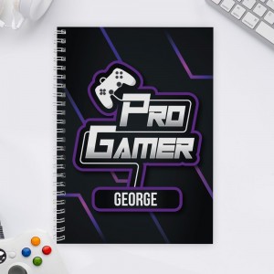 
                            Personalised Pro Gamer A5 Notebook