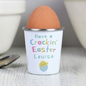 Personalised Have A Cracking Easter Egg Cup
