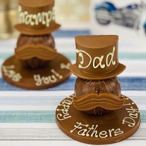 
                            Personalised Terry's Chocolate Orange Hat And Moustache On Round