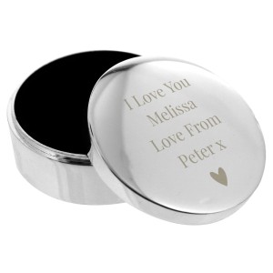 
                            Personalised Ring Box