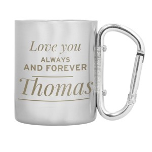 Personalised "Any Message" Stainless Steel Mug