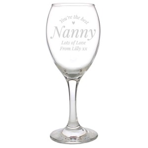 
                            Personalised You Are The Best Wine Glass