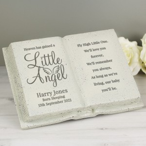 
                            Personalised Angel Memorial Book