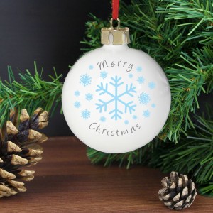 
                            Personalised Snowflakes Bauble