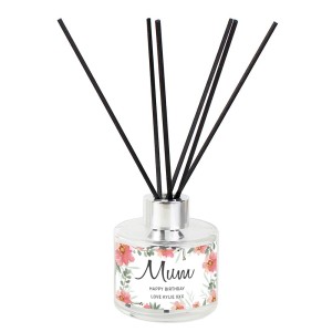 Personalised Floral Sentimental Reed Diffuser