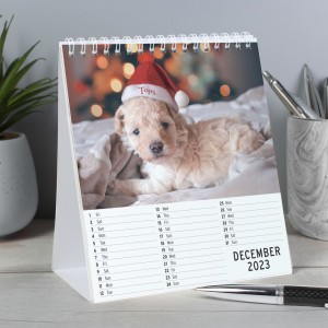 
                            Personalised Cute Animals Desk Calendar