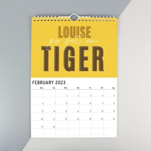 
                            Personalised A4 Motivational Quotes Calendar