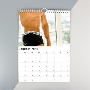 
                            Personalised A4 Hot Hunks Calendar