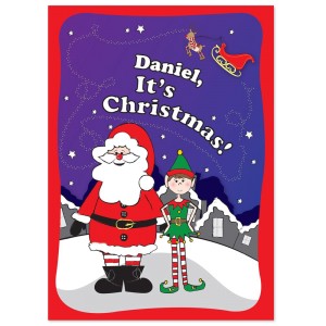 
                            Personalised Its Christmas Elf Story Book