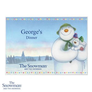 
                            Personalised The Snowman and the Snowdog Placemat
