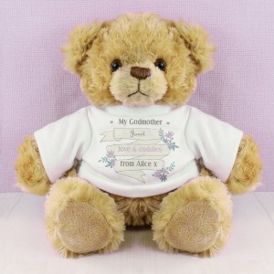 
                            Personalised Garden Bloom Message Teddy Bear