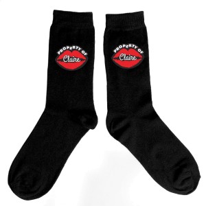 
                            Personalised Property Of Mens Socks