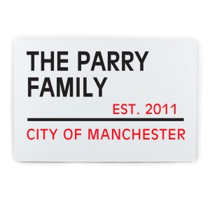 
                            Personalised London Street Sign