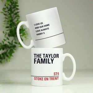 
                            Personalised London Street Sign Mug