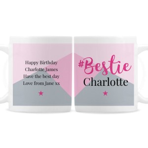 Personalised #Bestie Mug