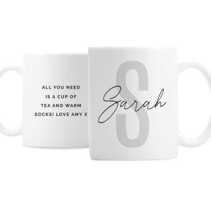 
                            Personalised Name & Initial Mug