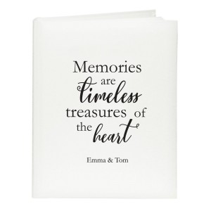 
                            Personalised "Memories are Timeless" Traditional Photo Album