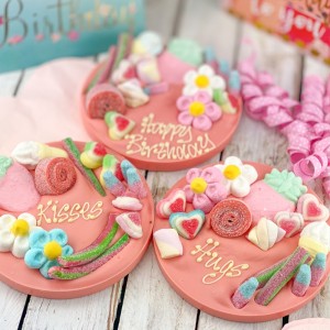 Personalised Letterbox Chocolate Hug - Pink